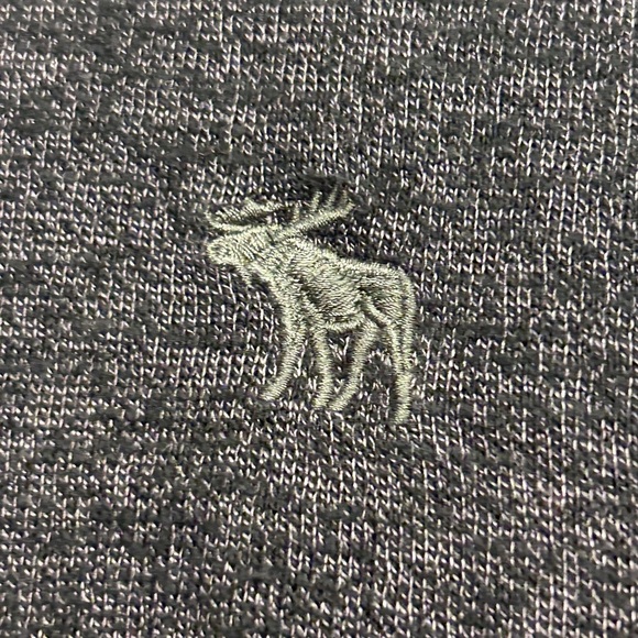 Clearance Men's Abercrombie & Fitch henley long sleeve shirt lot black grey L - Picture 3 of 5